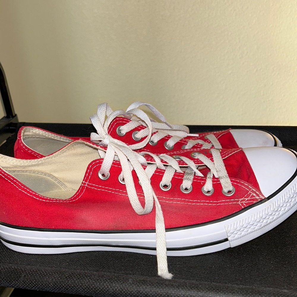 For @melmo612 Mens Red Converse
